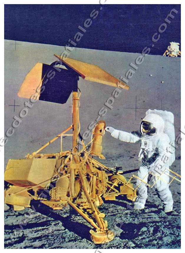 Apollo 12 Surveyor en couleur - Paris Match