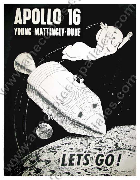 Un poster de 1971 avec Casper le gentil fantôme. On aperçoit la constellation d'Orion.4orion et Orion