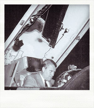 WVB dans cockpit du X-15