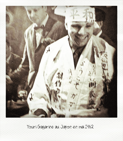 Youri Gagarine au Japon 1962